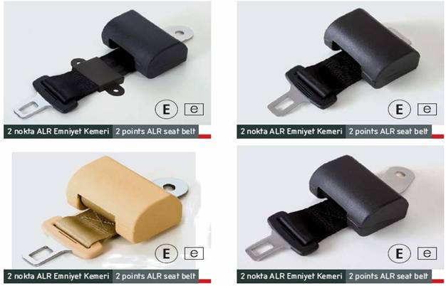 2 Nokta Otomatik Alr Emniyet Kemeri